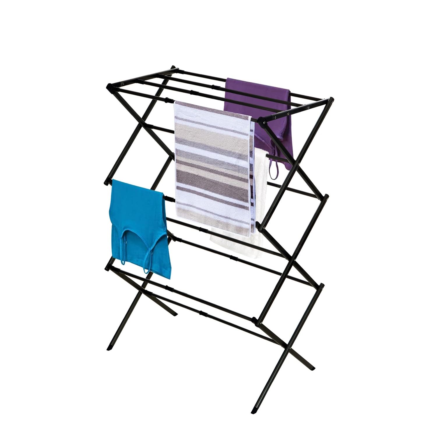 BLACK+DECKER folded front view showing compact storage and portability