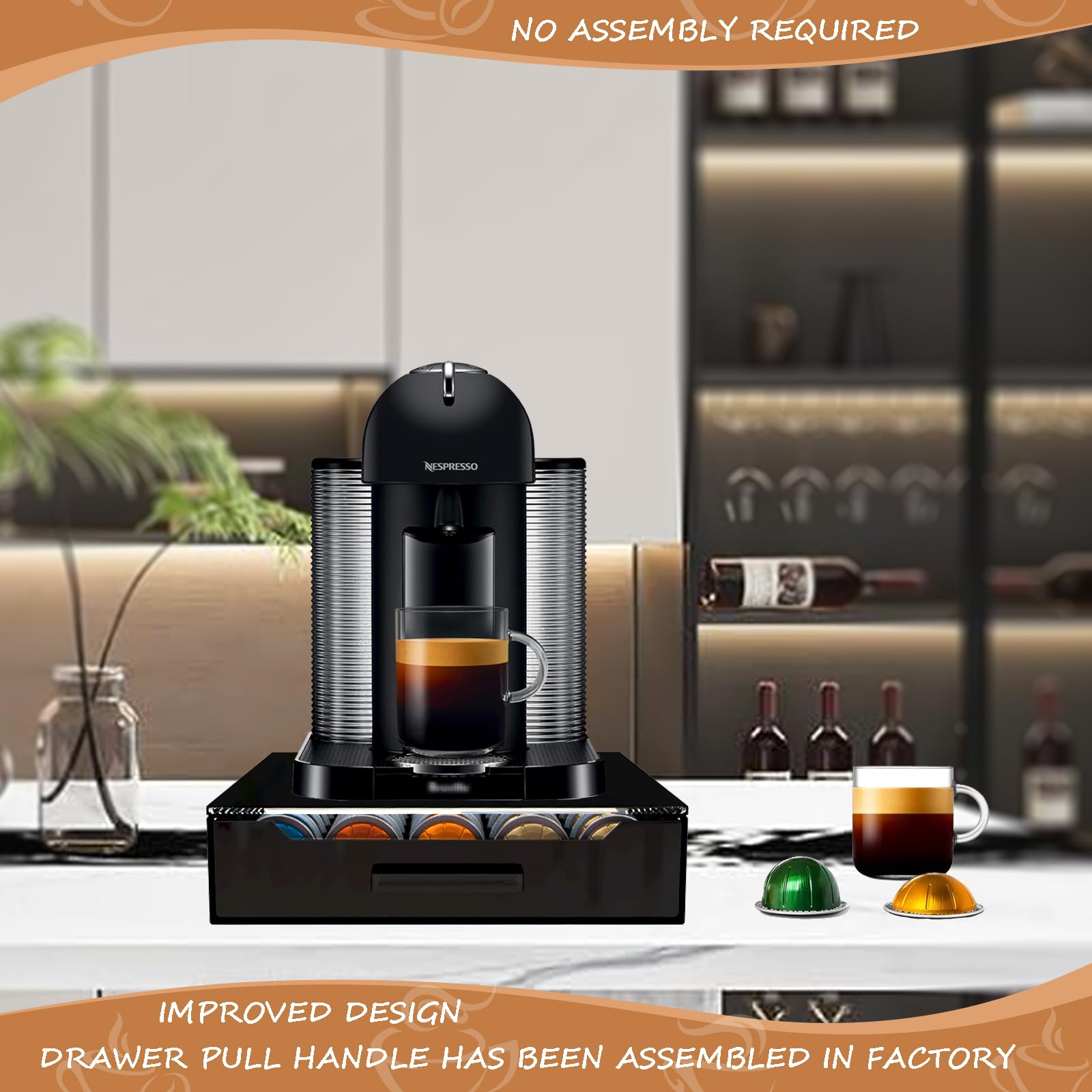 BLACKSMITH FAMILY lifestyle kitchen display showing elegant storage and tidy coffee station