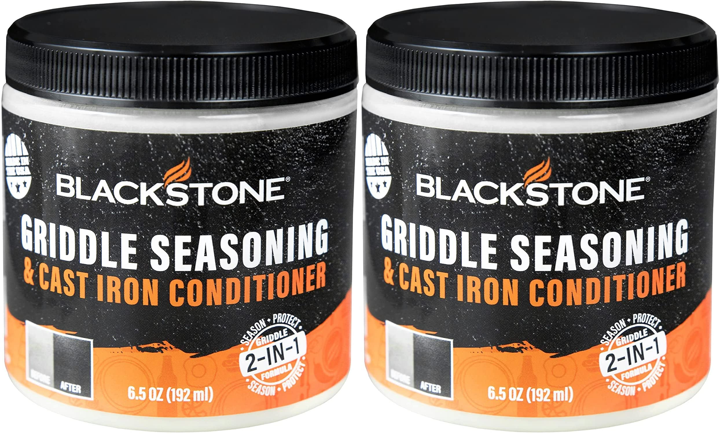 Blackstone bottle front view showing applicator and easy protective coating