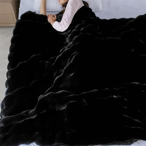 BlanketSolution folded blanket displaying thickness and loft for comfort
