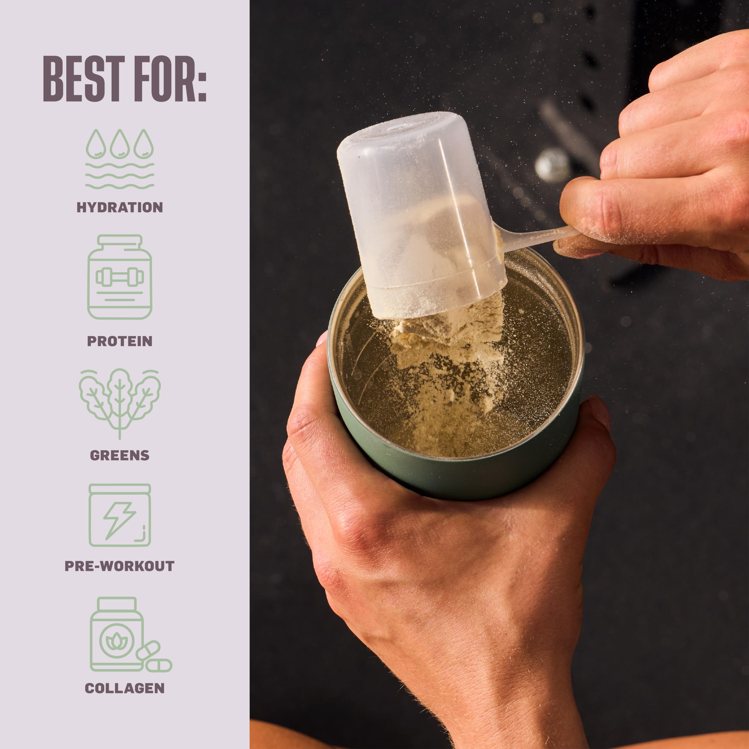 BlenderBottle straw and swig lid showing leakproof seal advantage