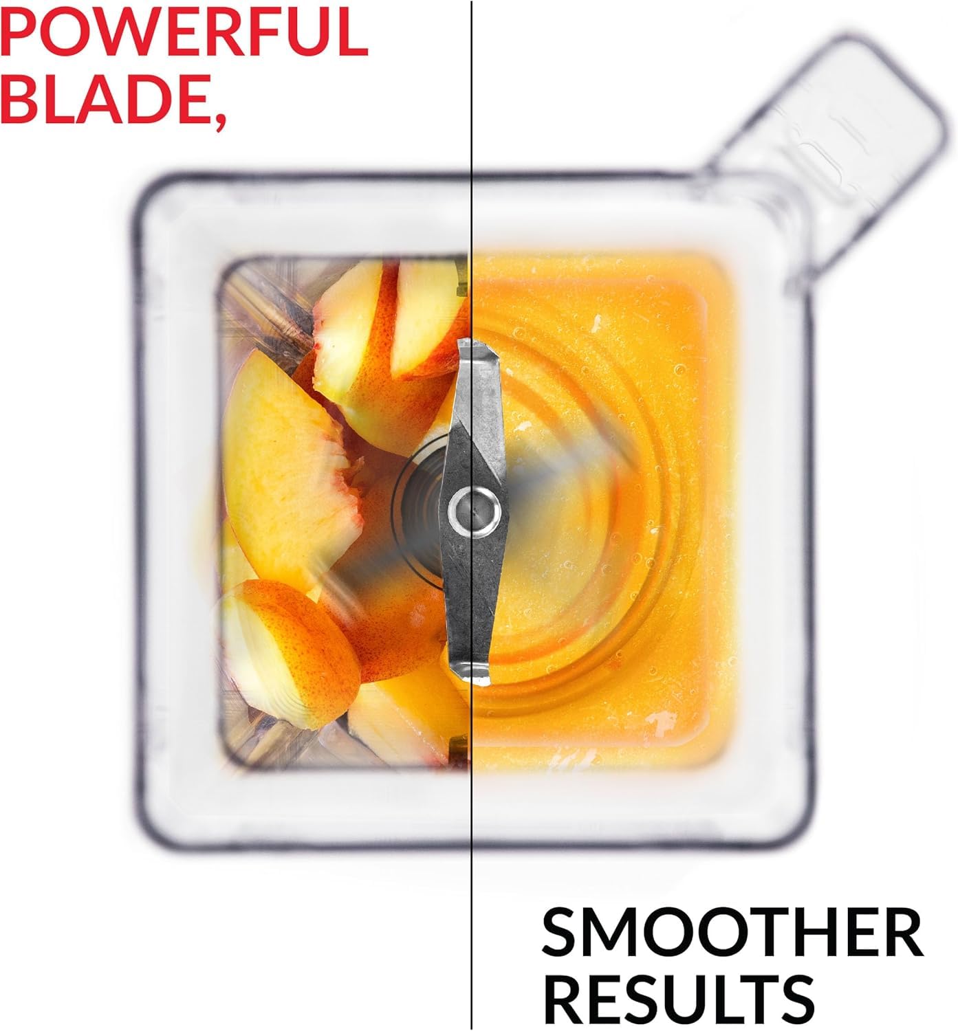Blendtec WildSide+ in kitchen making smoothie highlighting speed and consistent texture benefits