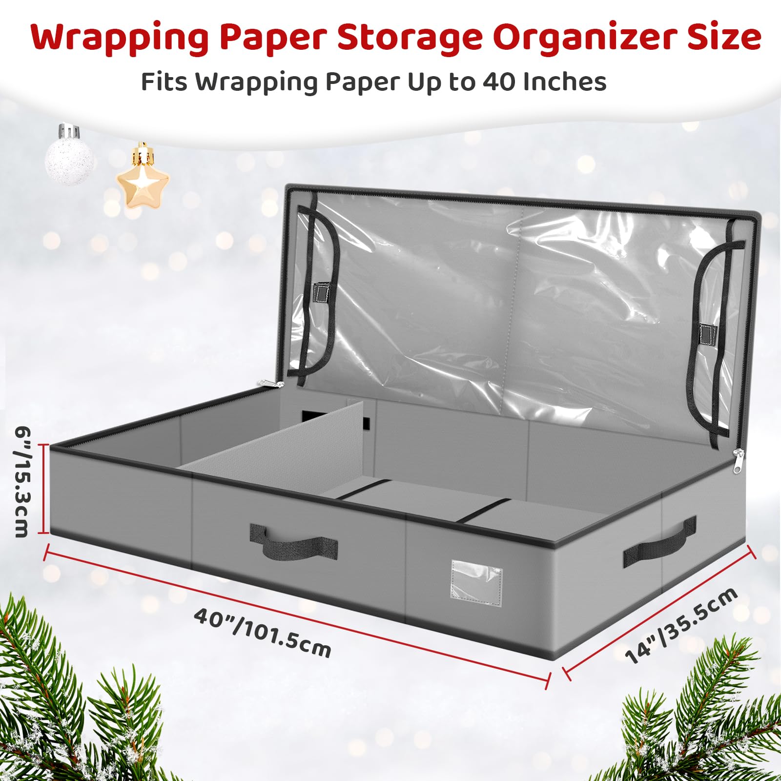 BlessedSeason open organizer with full-length rolls demonstrating organized interior