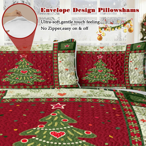 BlessLiving reversible quilt pattern view offers two styling choices for bedrooms