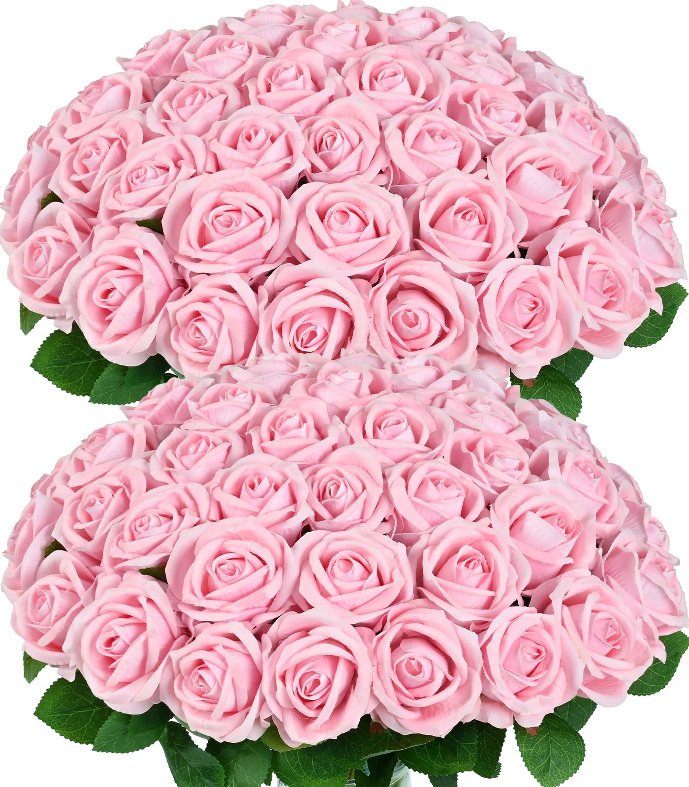 BLEUM CADE front packaging showing full 50 pink rose bundle and value
