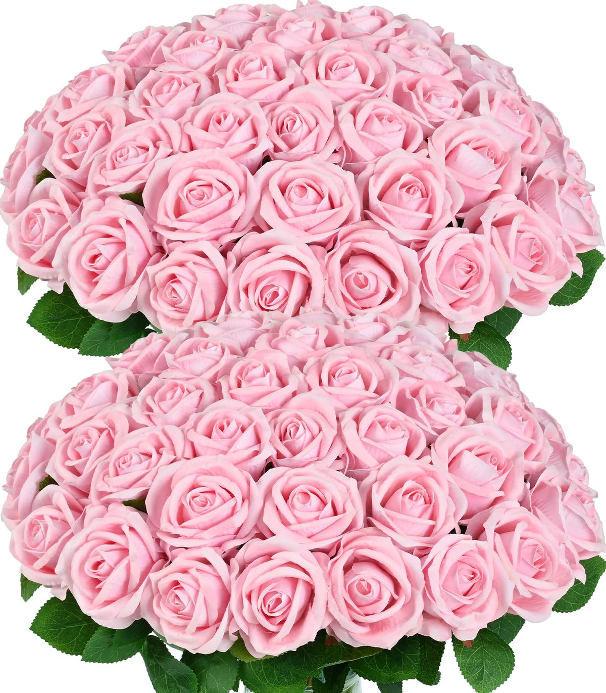 BLEUM CADE front packaging showing full 50 pink rose bundle and value