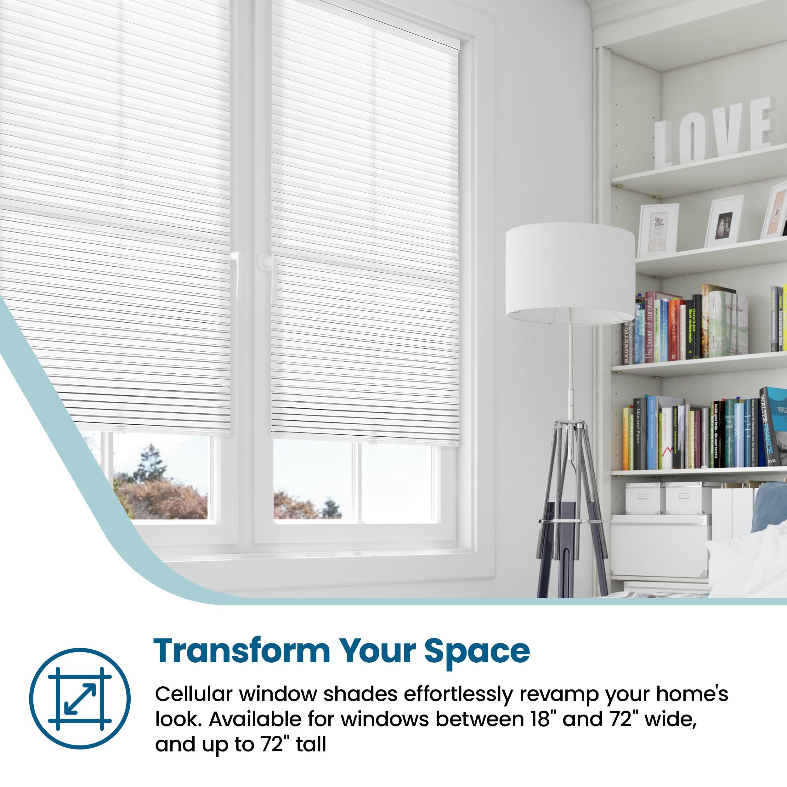 BlindsAvenue inside-mounted shade demonstrating snug, built-in appearance and light control