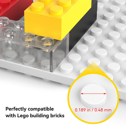 blissbox close-up of studs showing secure LEGO compatibility and grip