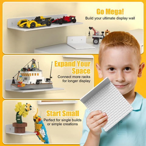 blissbox hand next to shelf showing compact size and scale benefit
