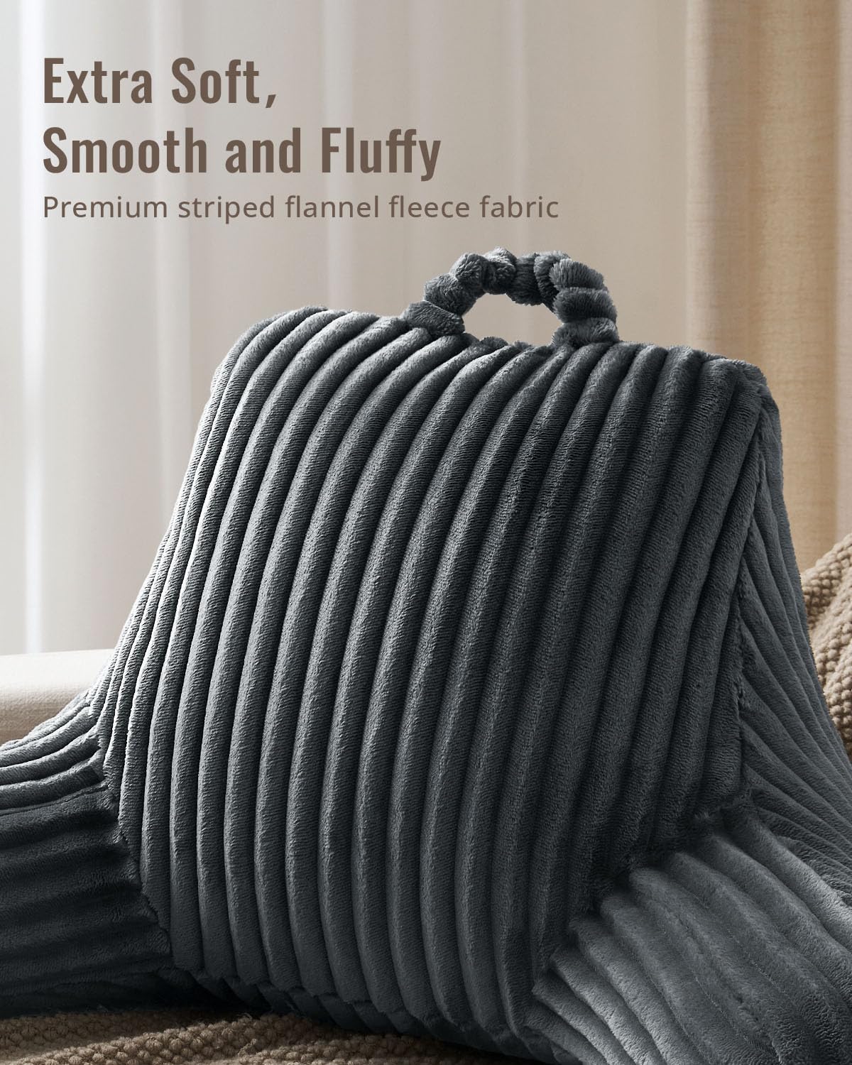 Blissful Diary close-up of plush flannel texture highlighting silky softness and comfort