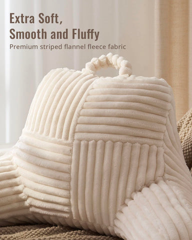 Blissful Diary close-up of flannel texture offering soft, cozy touch benefit