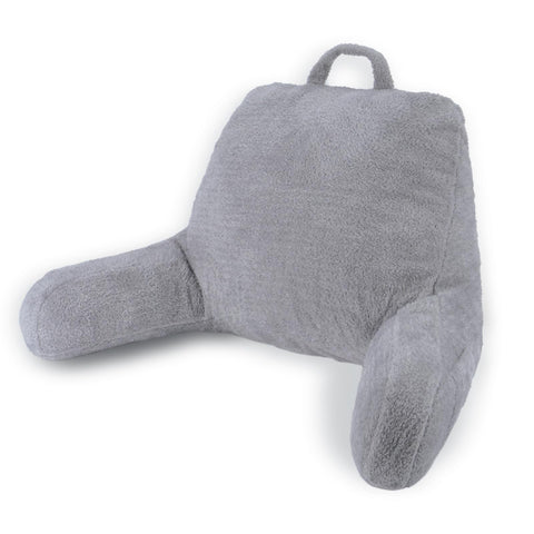 Blissful Diary front view showing light gray backrest and arms, adds upright comfort