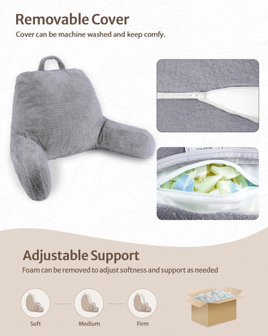 Blissful Diary in use on bed while reading, improves posture and comfort