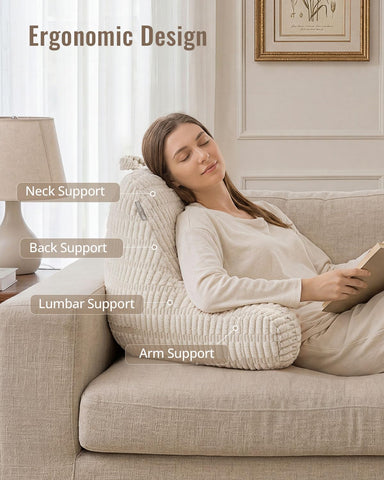 Blissful Diary side view highlighting 11-inch arms and handy side pockets