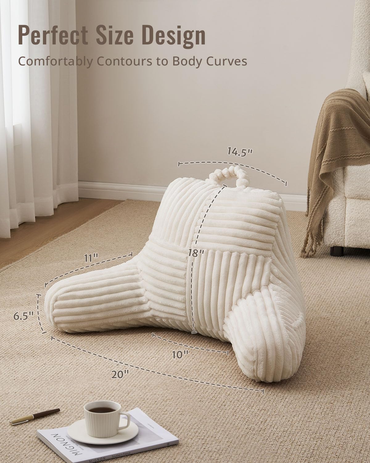 Blissful Diary zipper open showing removable foam for customizable comfort