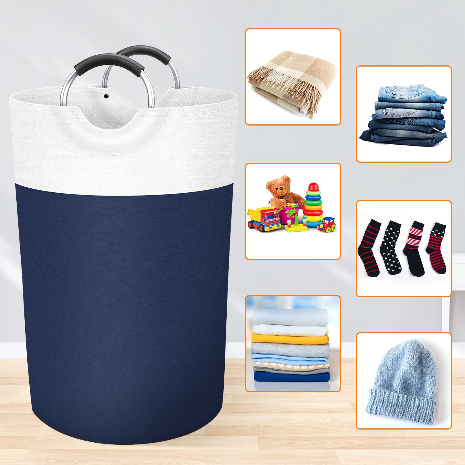 BlissTotes collapsed flat for compact storage to save closet space