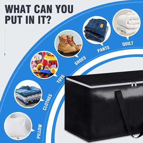 BlissTotes folded flat for compact storage benefit