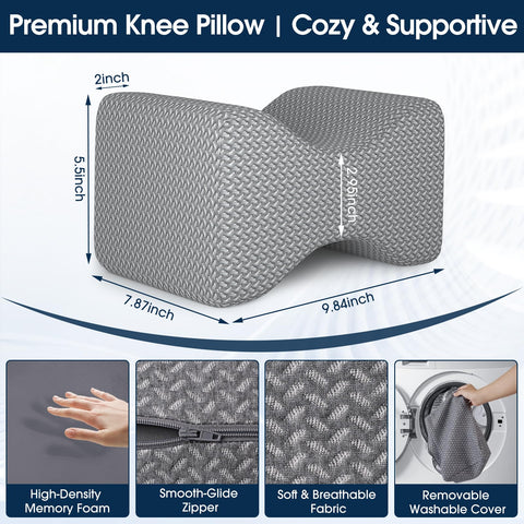 BlissTrends side profile of pillow illustrating medium height for alignment