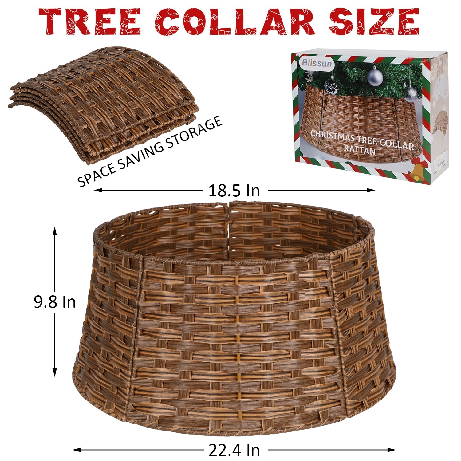 Blissun woven plastic rattan close-up highlighting durable textured surface