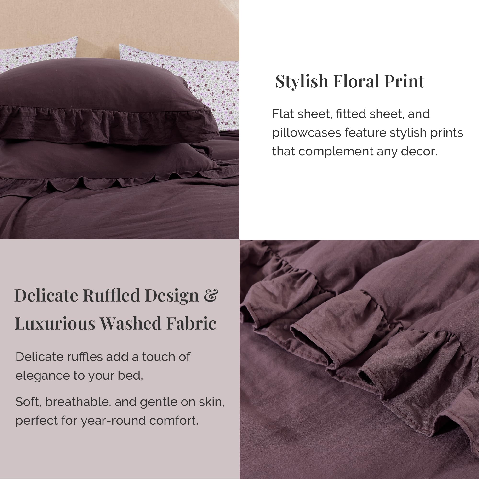 BLOOMHAVEN vacuum-packed bundle ready to ship, saves space and protects fabric