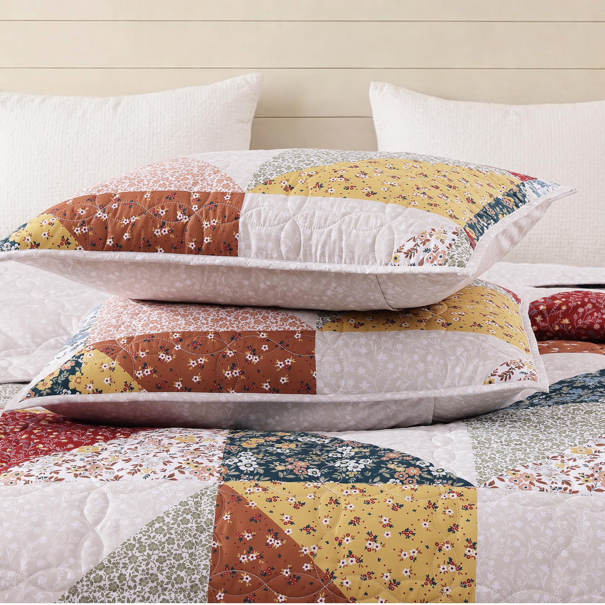 BLOOMHAVEN edge stitching close-up showing precise quilting and durability