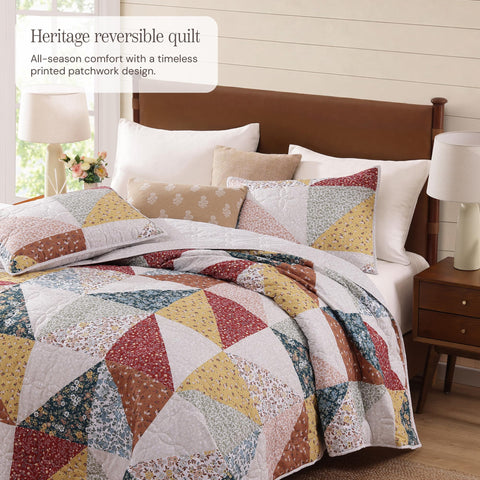 BLOOMHAVEN reverse side showing alternate pattern and versatile styling