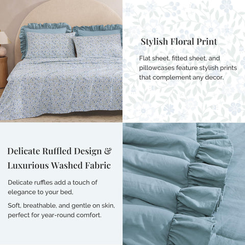 BLOOMHAVEN microfiber texture closeup showing soft weave and durable hand-feel benefit