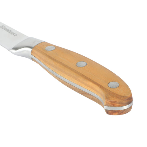 bloomhouse paring knife with canvas sheath and ruler for size comparison