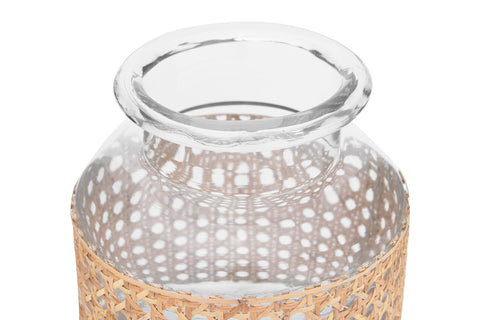 Bloomingville vase with dried flowers, provides low-maintenance styling idea