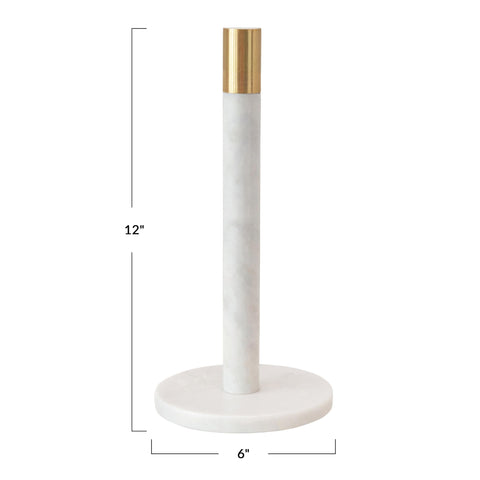 Bloomingville close-up of brass accent band on marble highlighting warm contrast and craftsmanship