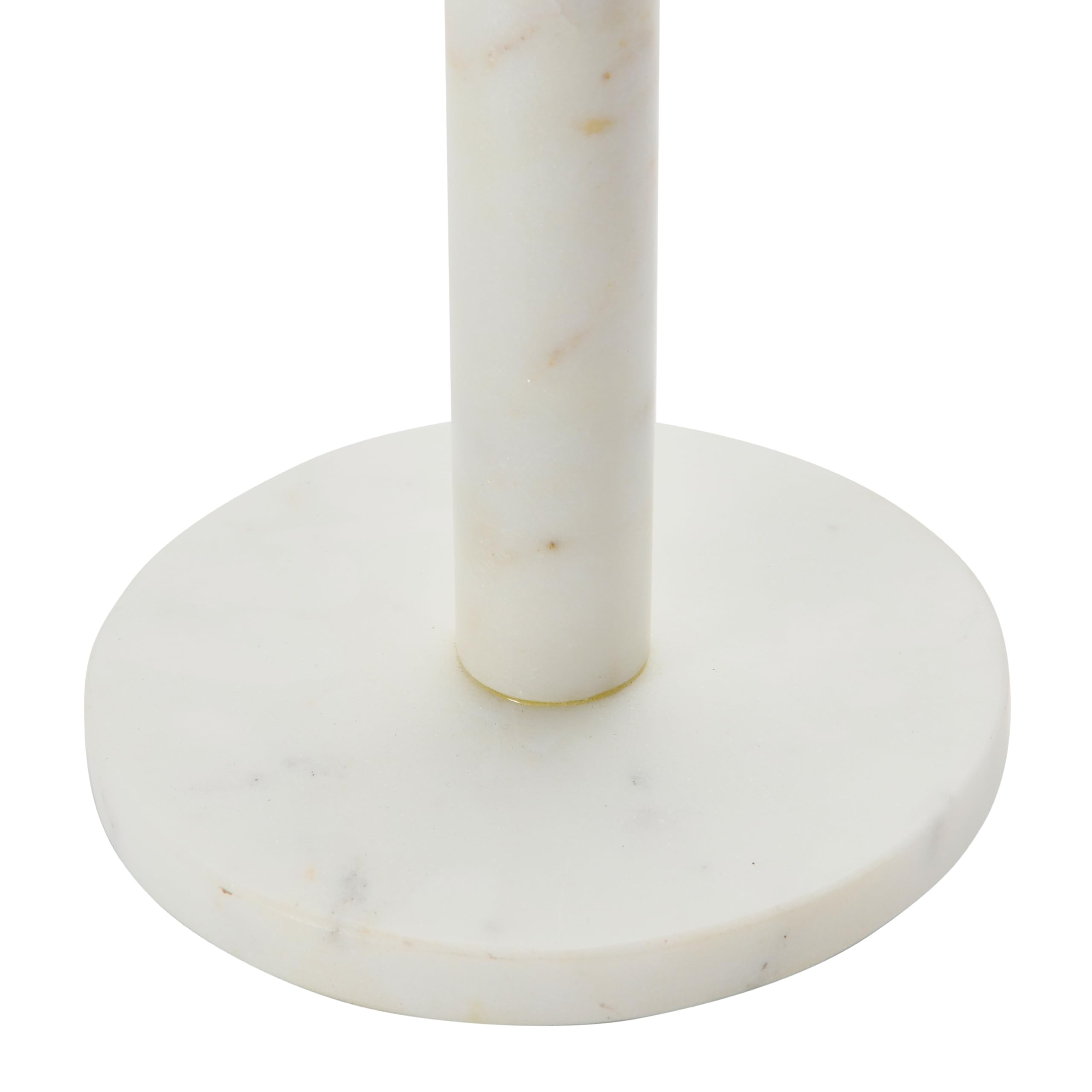 Bloomingville paper towel holder on kitchen counter in use showing stability and decorative appeal