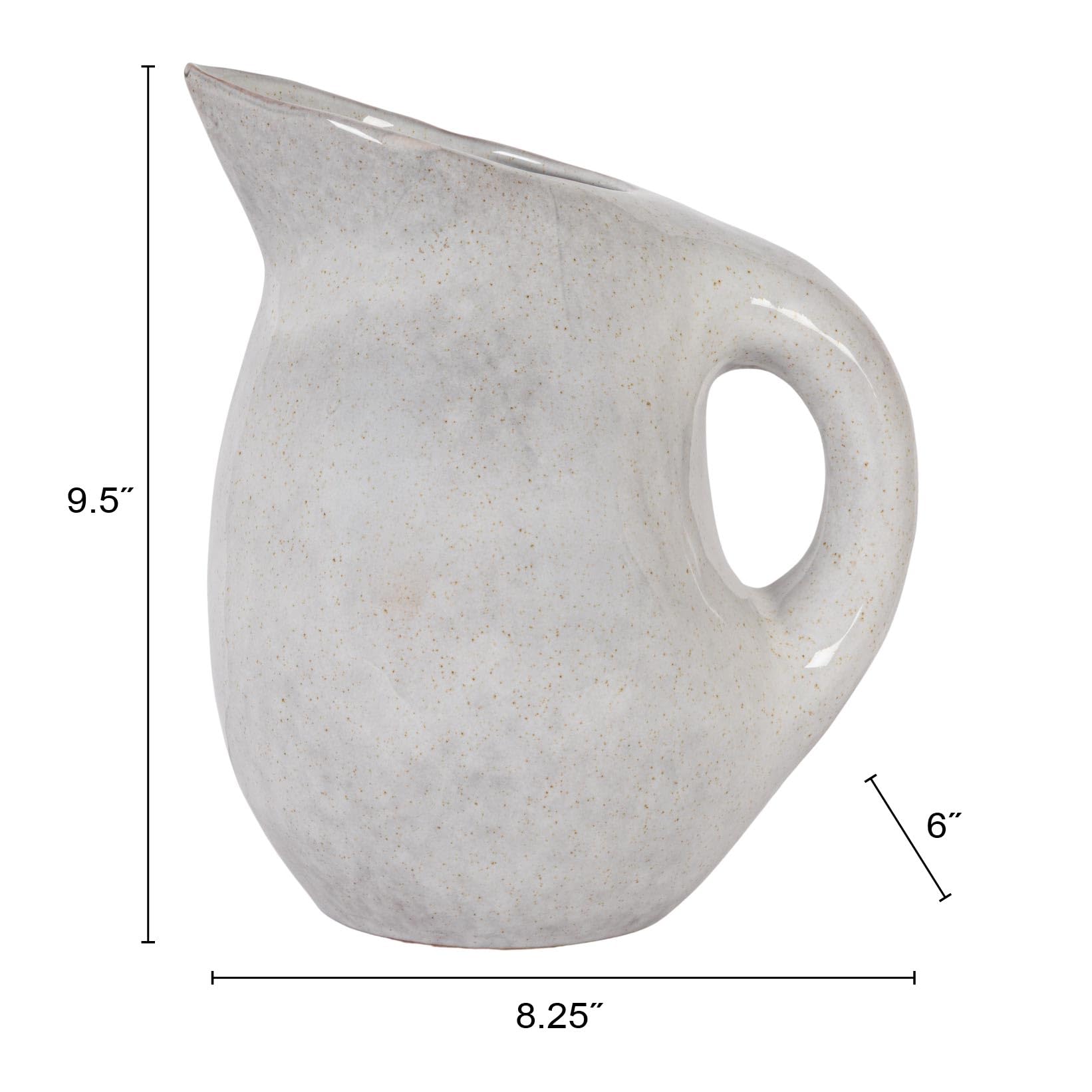 Bloomingville pitcher handle profile offering secure grip and balanced pour