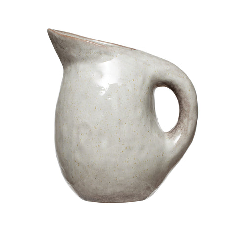 Bloomingville pitcher spout close-up highlighting smooth pour and detail