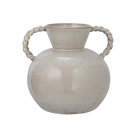 Bloomingville side profile showing vase scale on table for proportion