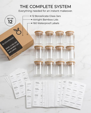 Bloomondo jar in hand to show scale and easy scooping convenience