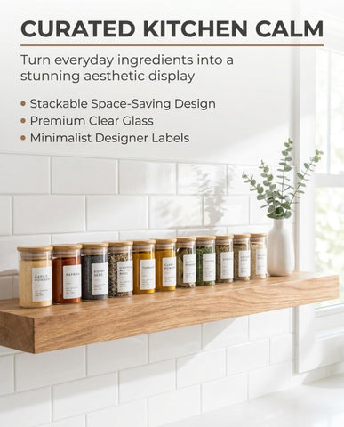 Bloomondo open jar with spoon showing easy access and measured use