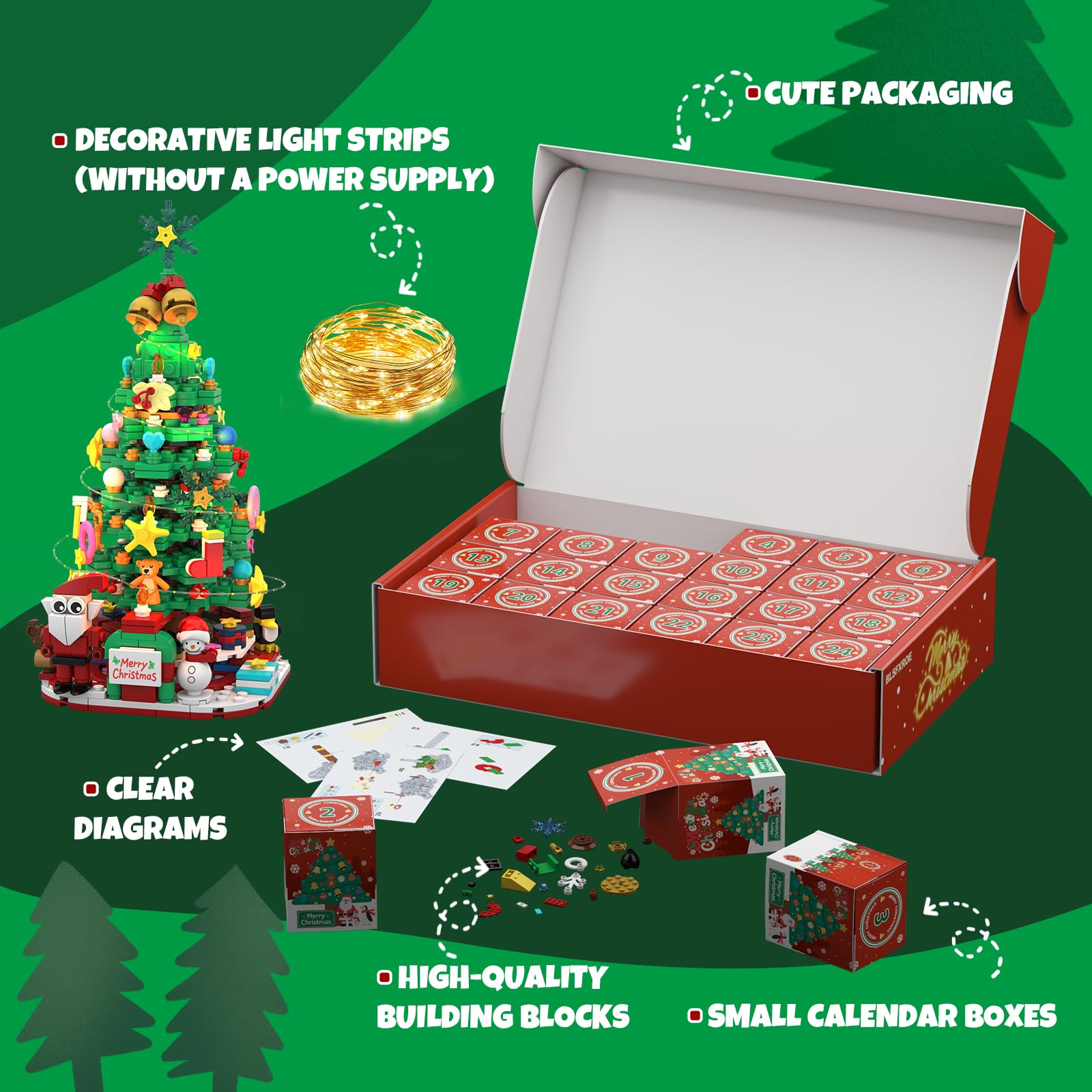 BLSFXROE close-up of mini ornaments showing precise details and build quality