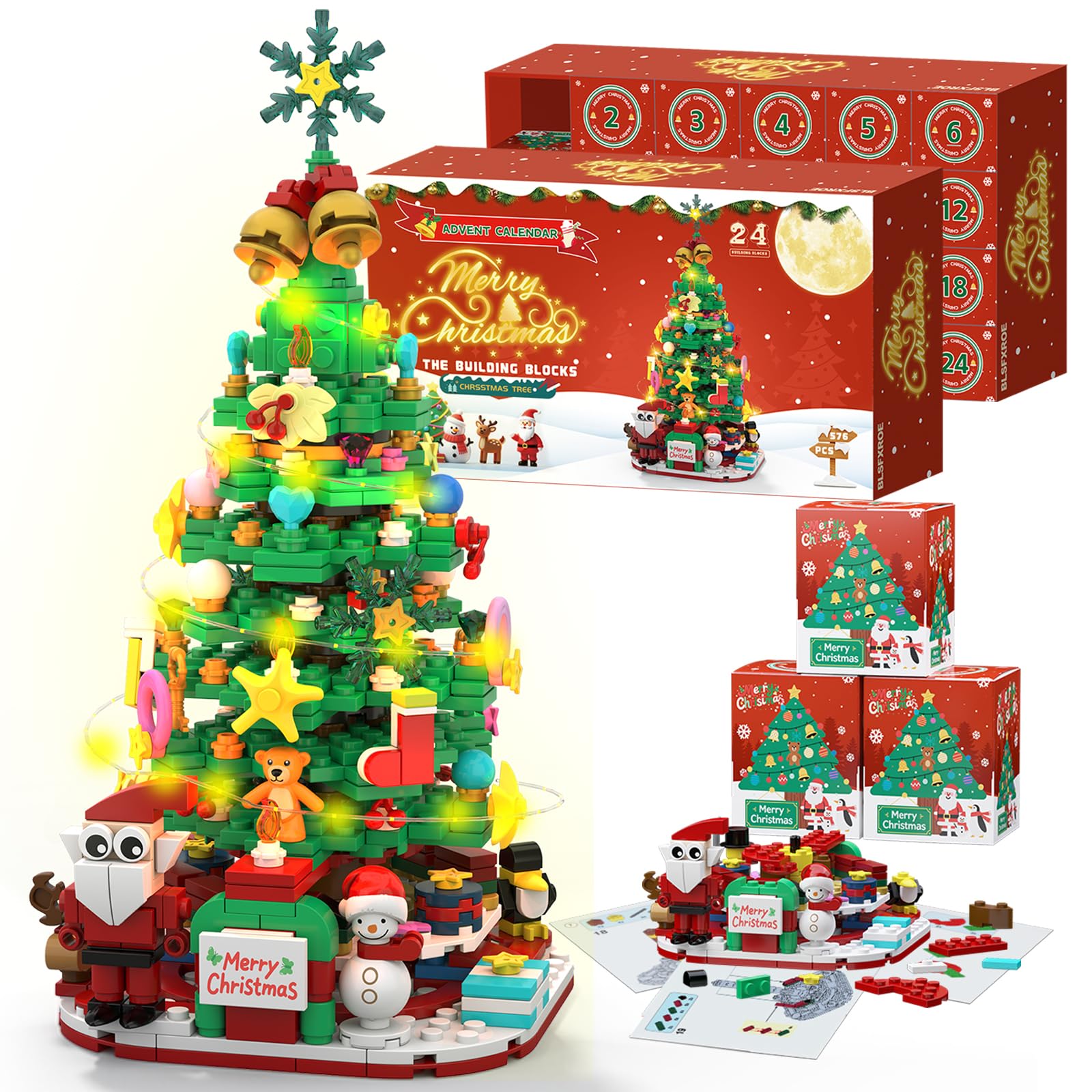BLSFXROE front packaging showing Advent calendar and contents benefit of gift-ready presentation