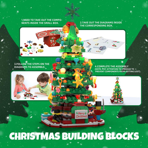 BLSFXROE tree lit by USB LED lights providing warm holiday atmosphere