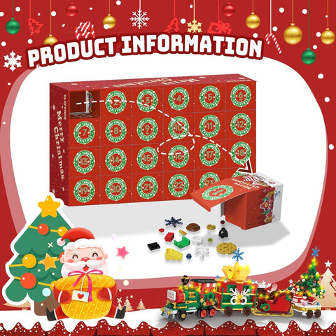 BLSFXROE assembled train front view with colorful cars showcasing festive display benefit
