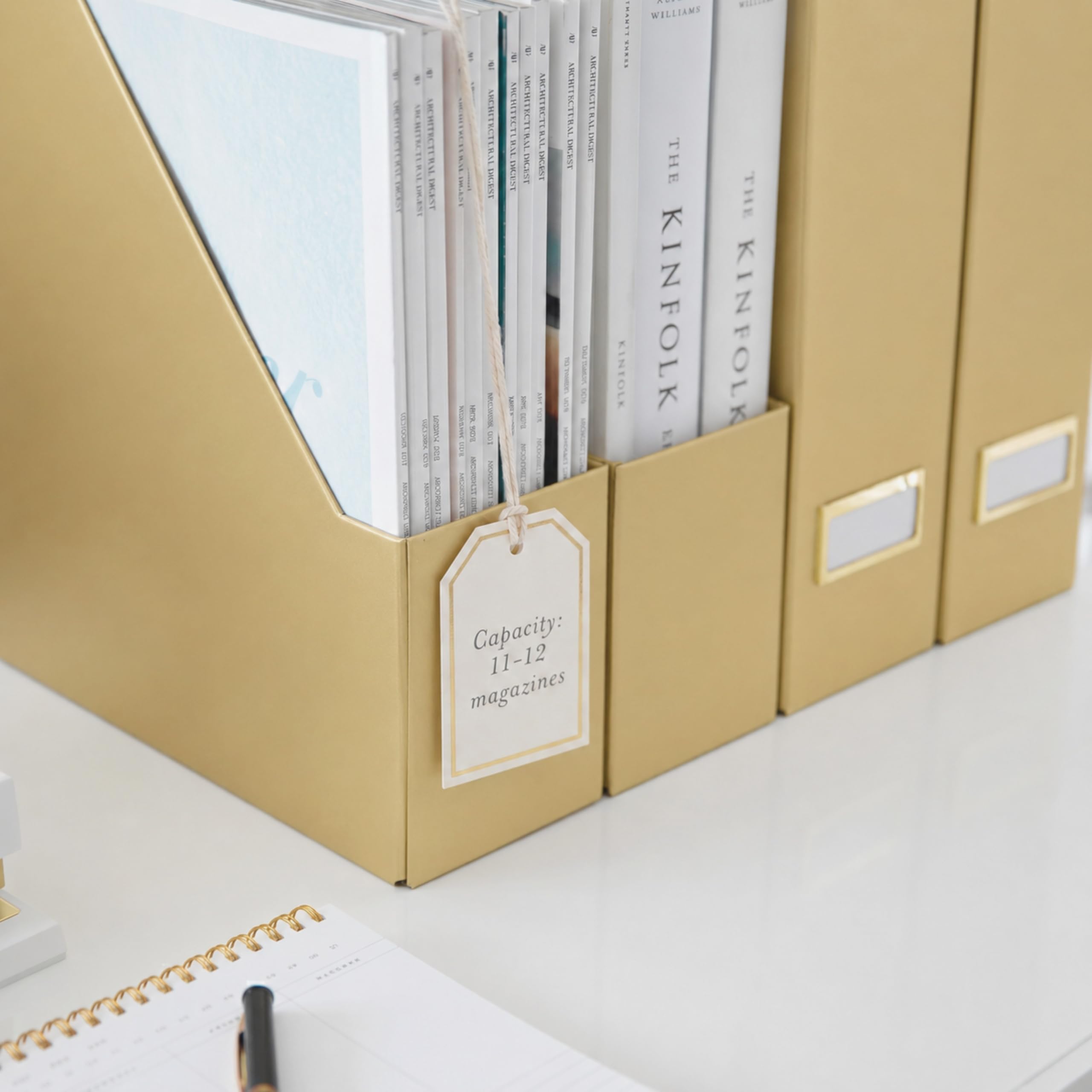 BLU MONACO folded flat file holder for compact storage and transport