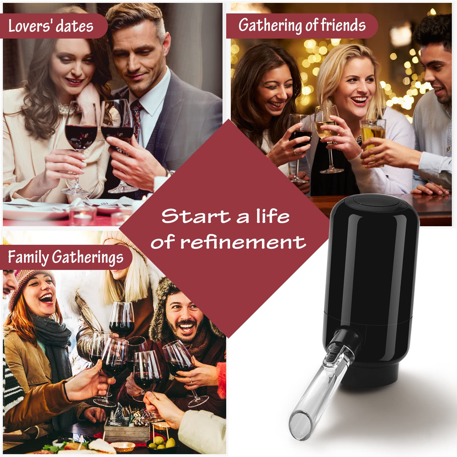 BLUBYEES on dinner table in lifestyle scene for effortless entertaining benefit