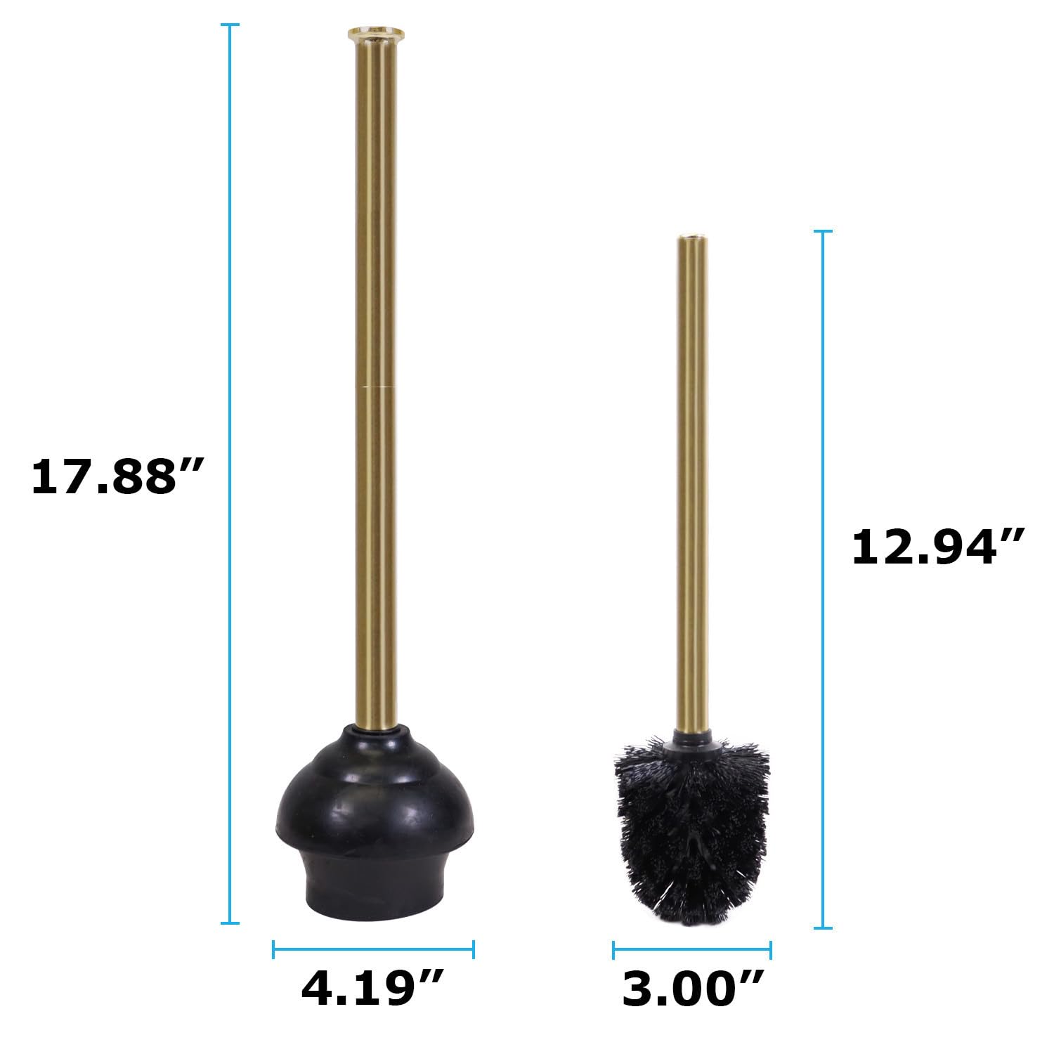 Blue Donuts plunger silicone cup detail for flexible reliable seal