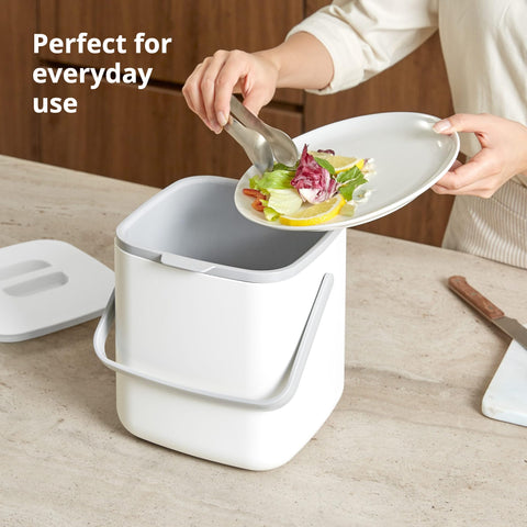 BLUE GINKGO inner colander removed to show easy-emptying and cleaning advantage