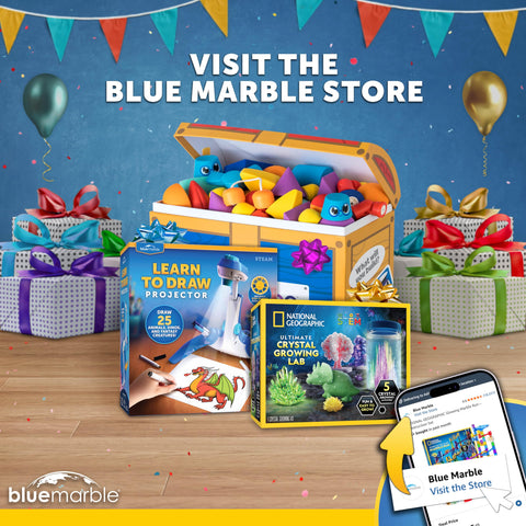 Blue Marble close-up charms and fastenings showing quality detail and durability