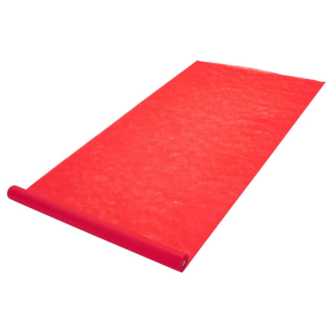 Blue Panda runner on patio under tent for weather-protected outdoor use benefit