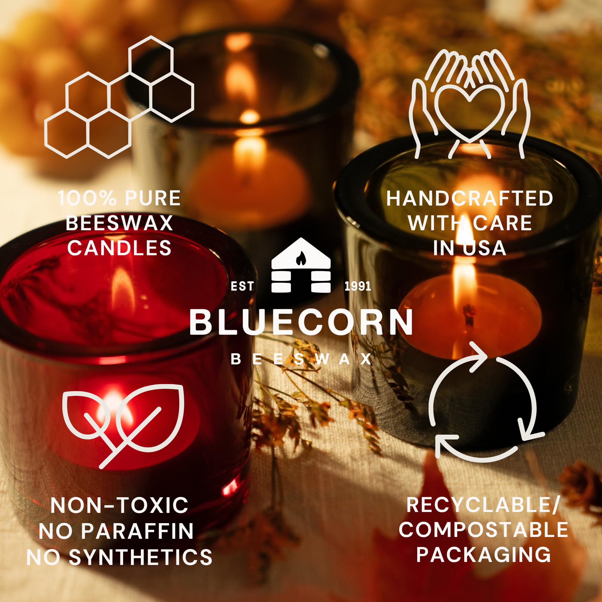 Bluecorn Beeswax scale comparison in hand showing compact size