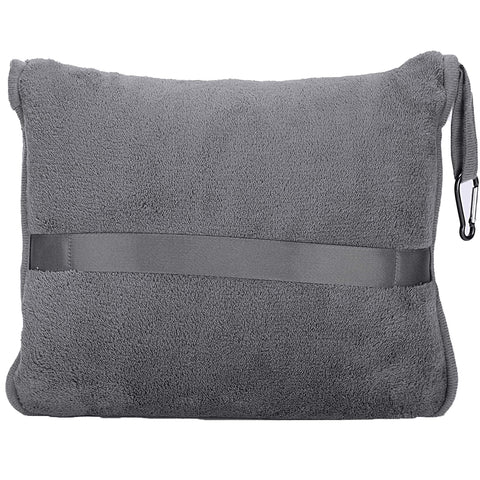 BlueHills gray blanket used as living room throw adding cozy decor