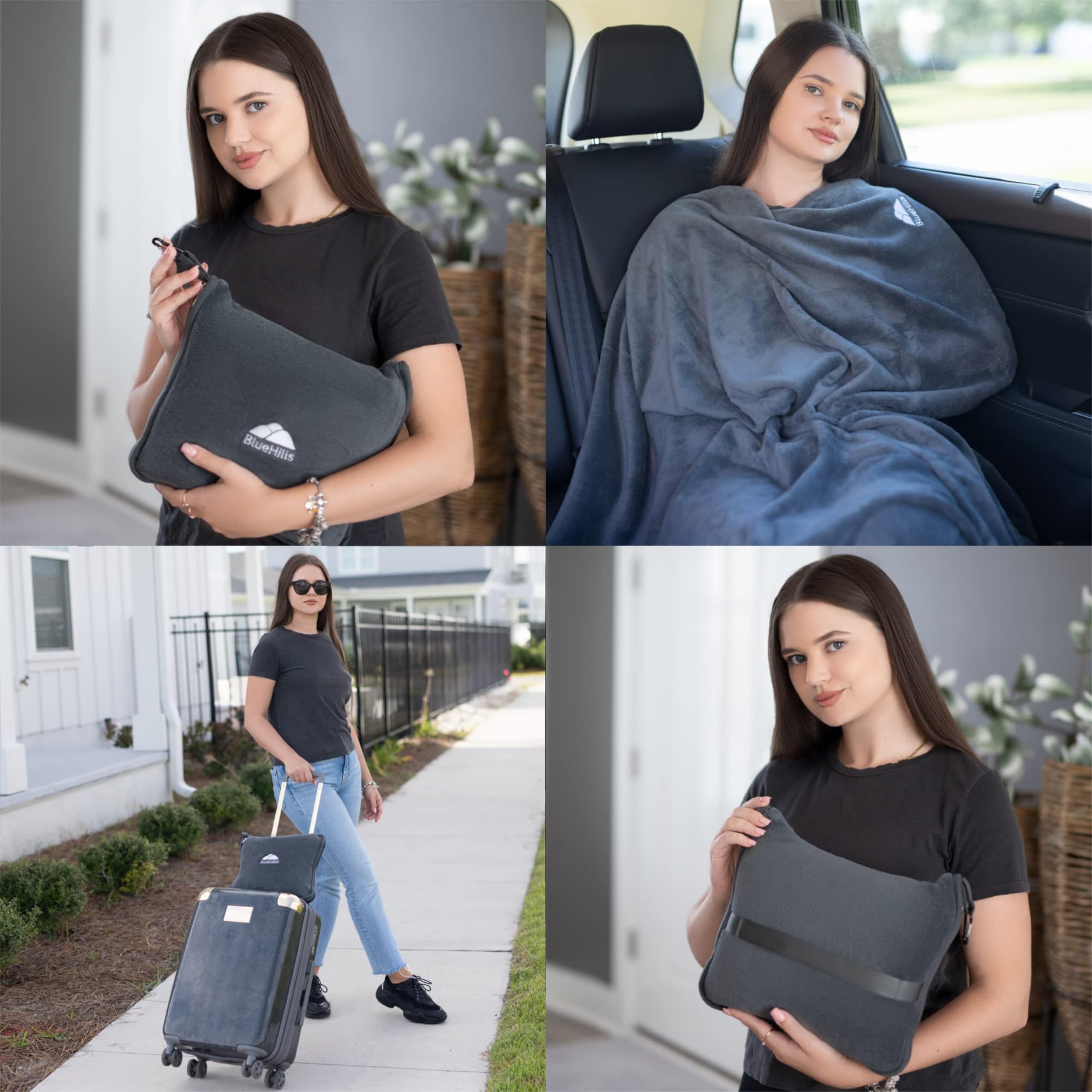 BlueHills soft micro plush texture close-up highlighting comfort and warmth