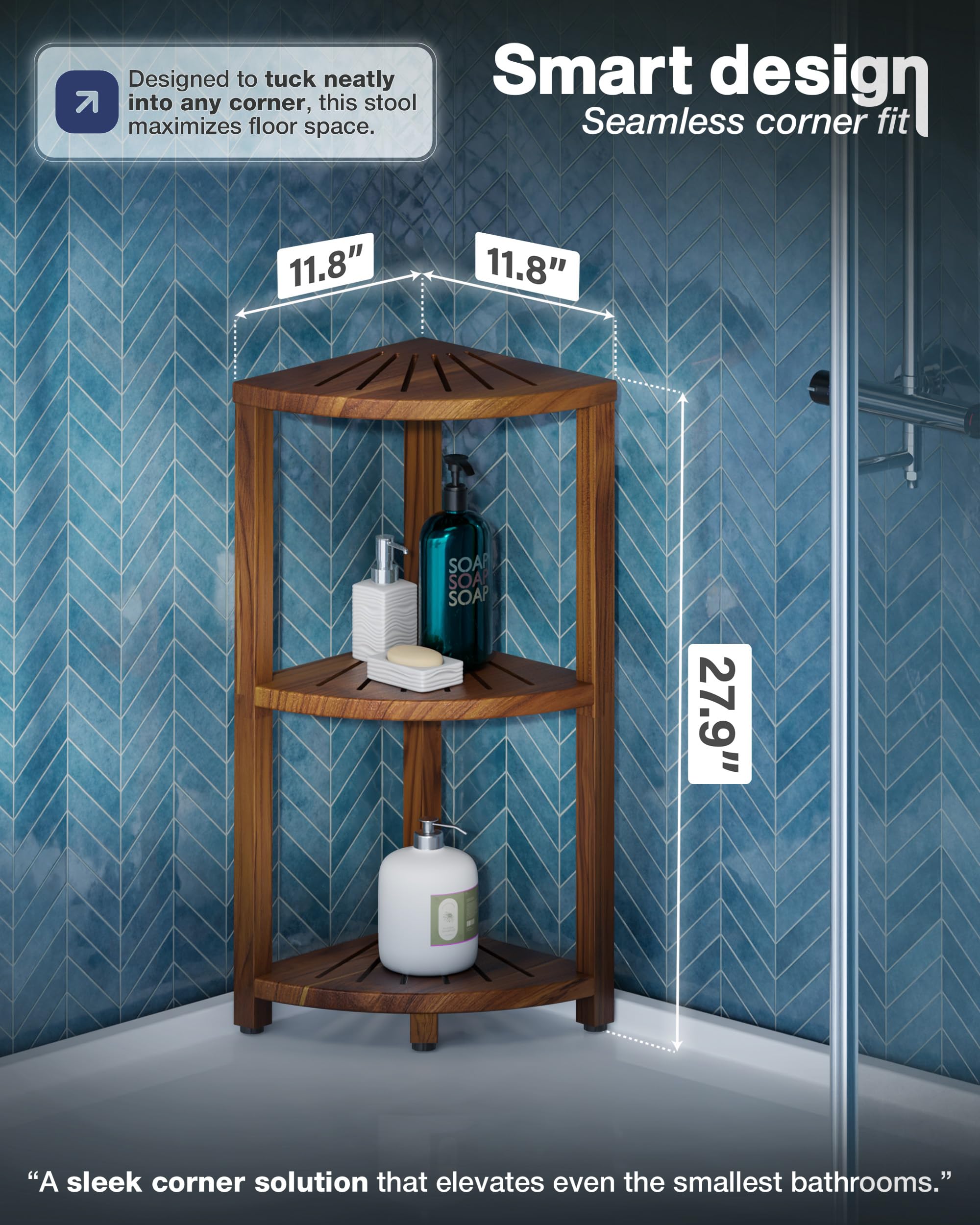 BLUEWEST anti-slip feet and base protecting floors and improving stability